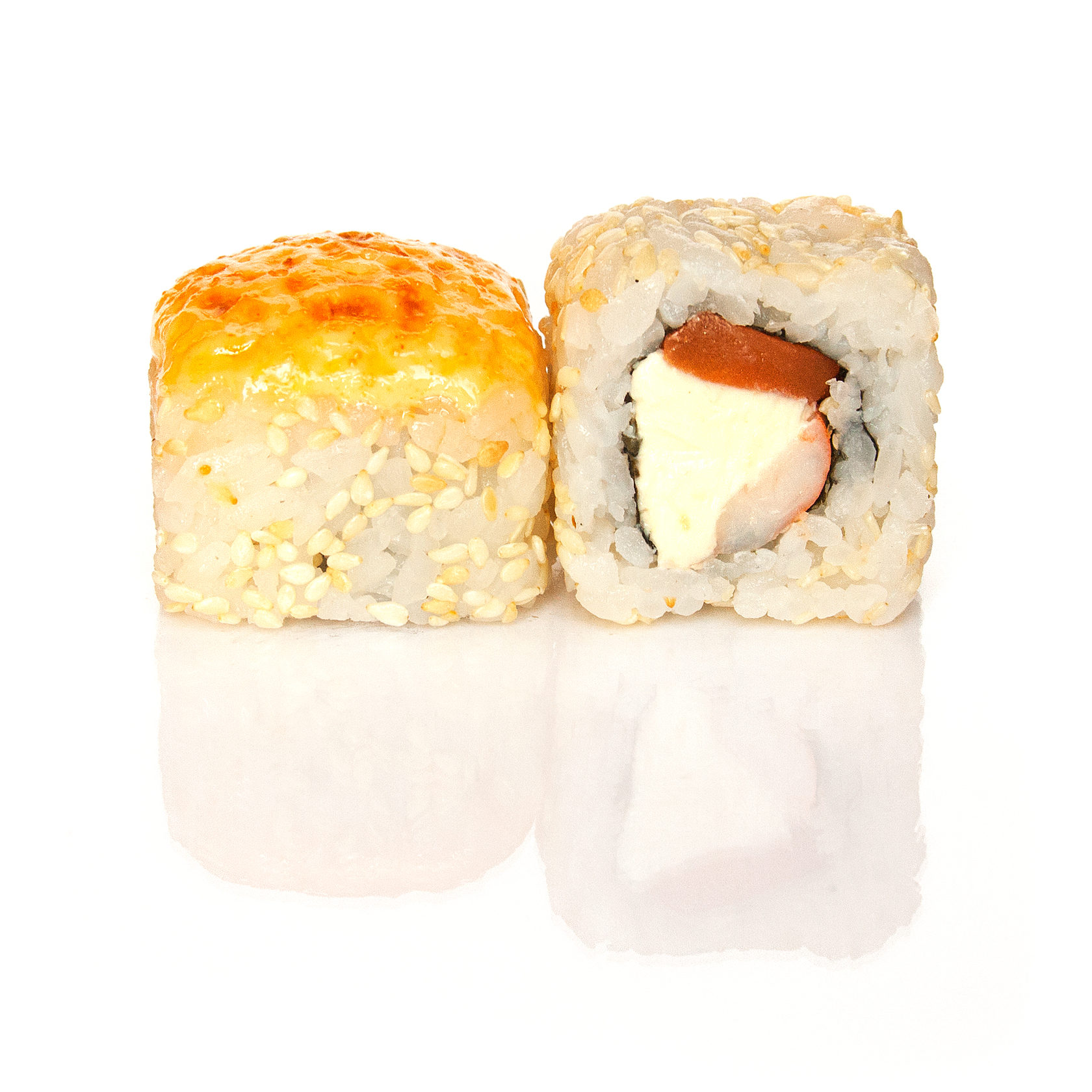 Запеченные суши с курицей и сыром фото 71