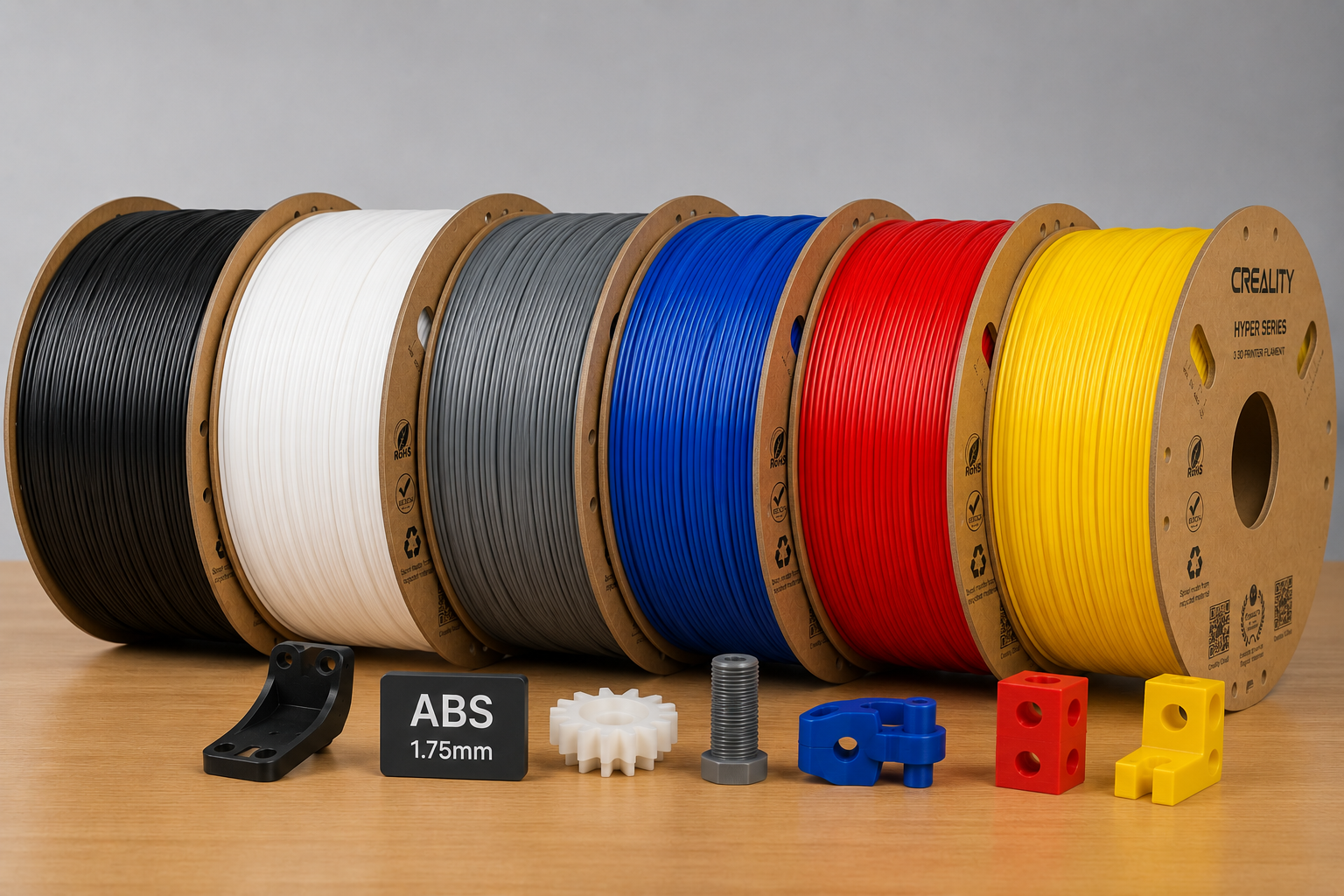 Катушка ABS-филамента для прочных изделий
