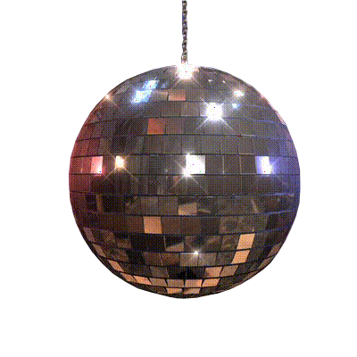 Golden Disco Ball