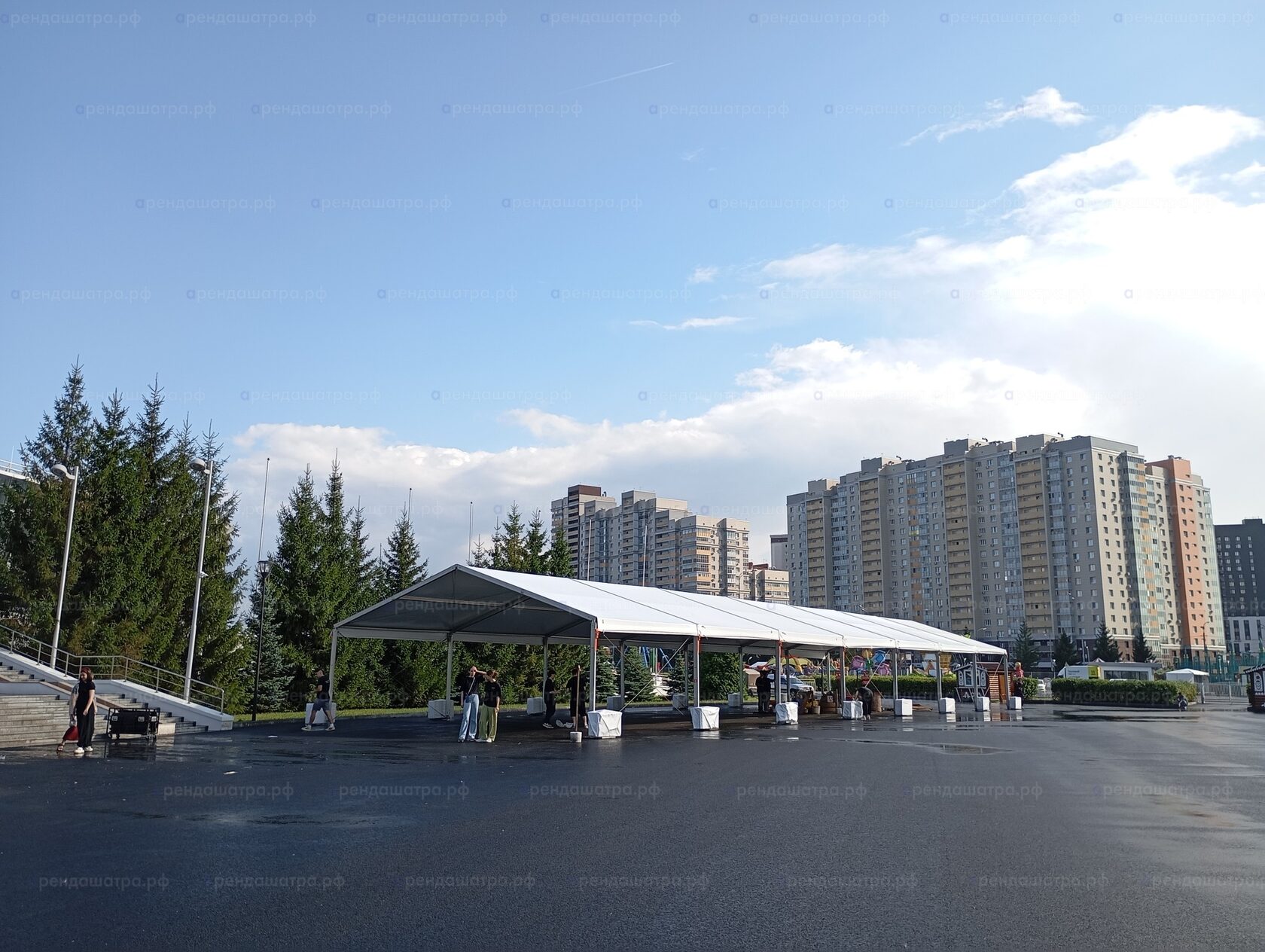 Навес 10х35 для корпоратива в Казани, фото&nbsp;5