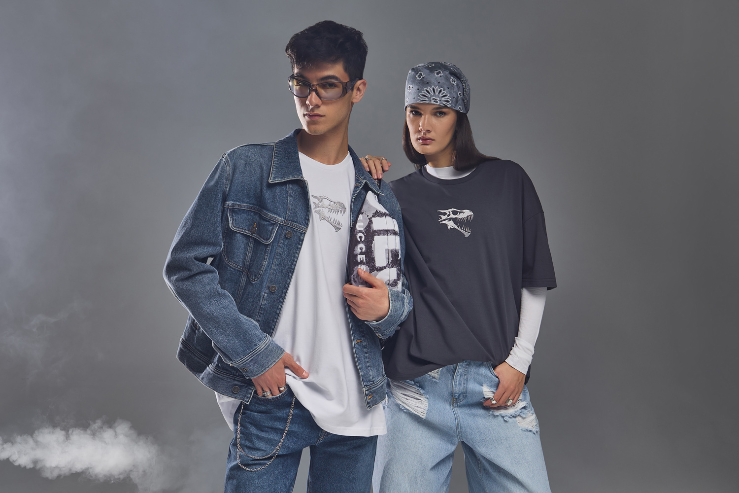 парная модельная съемка для лукбука