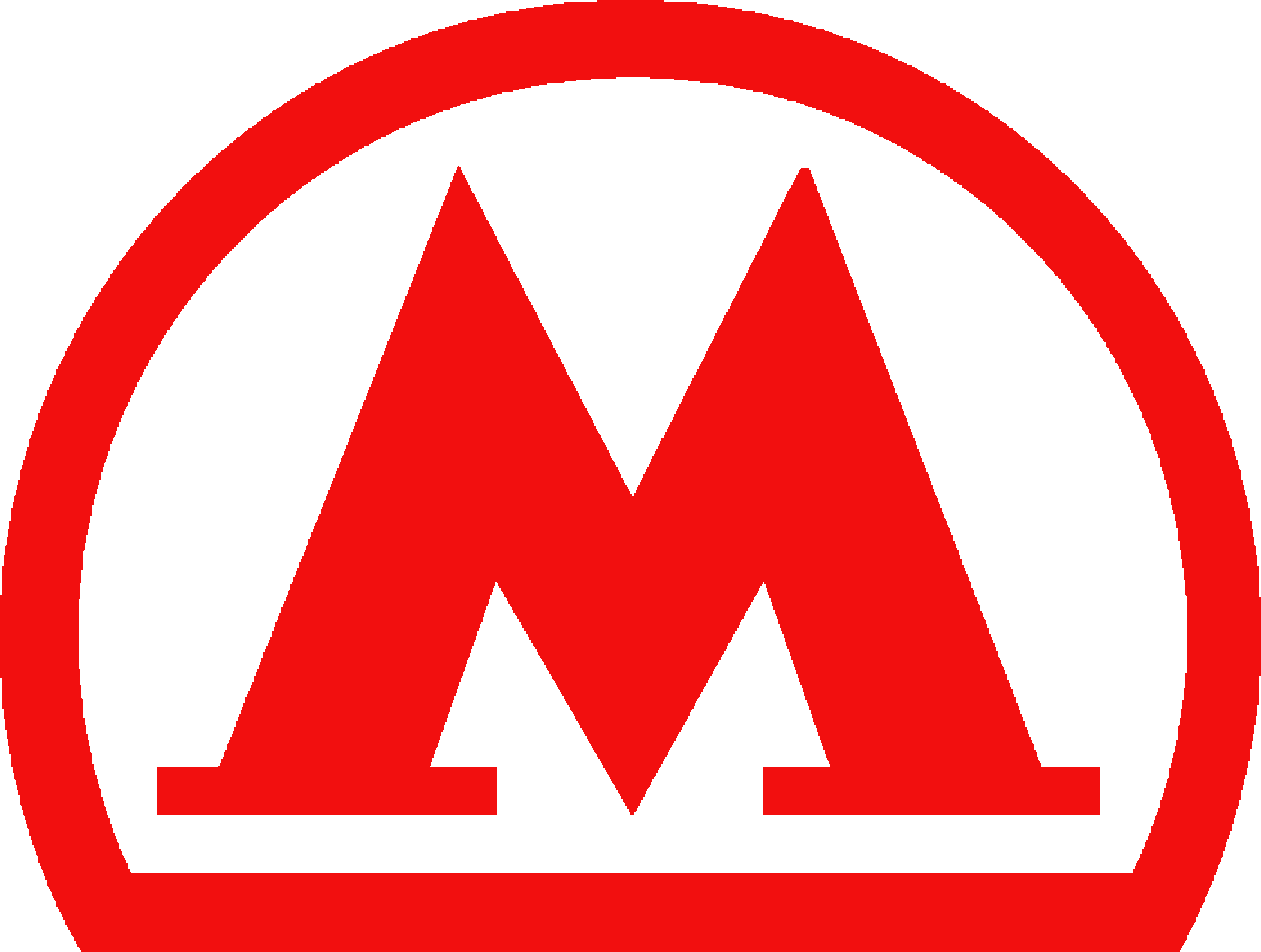 Метро знак