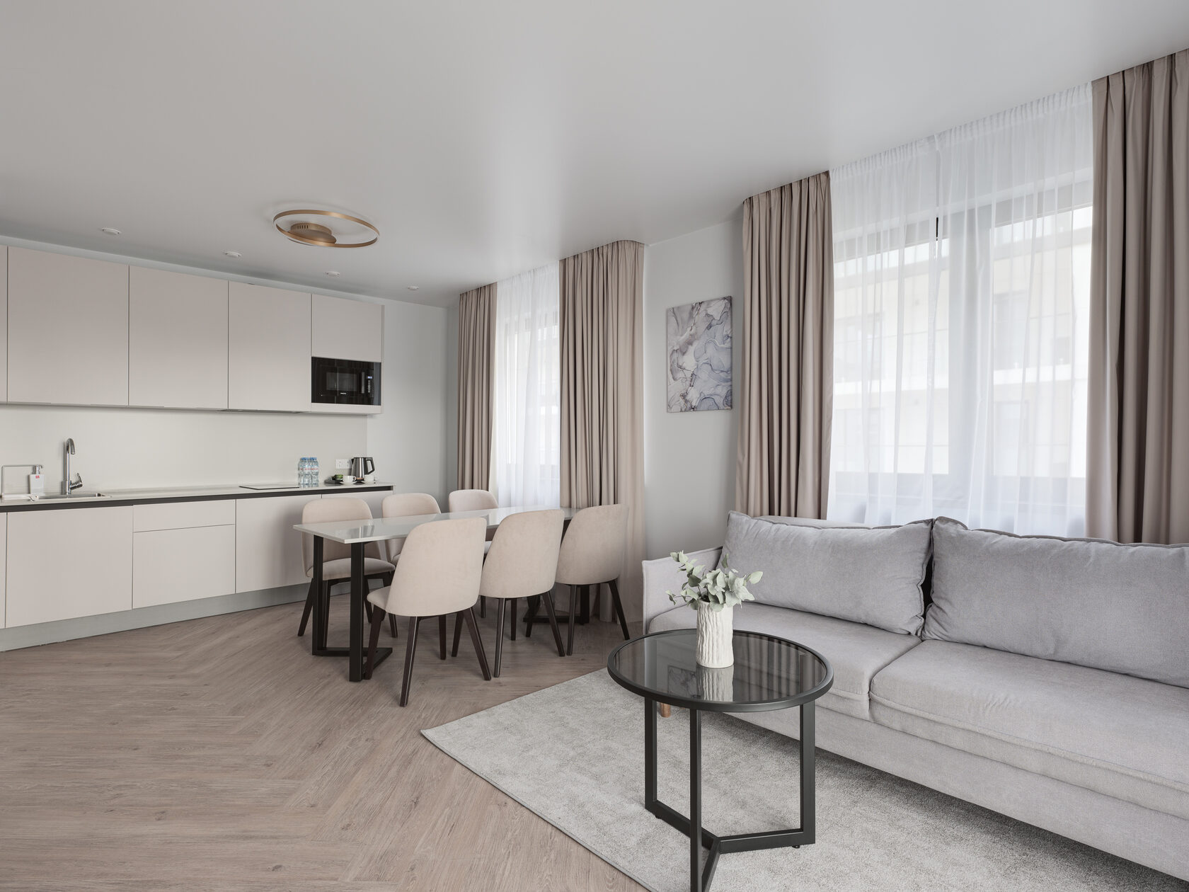 Апартаменты с кухней