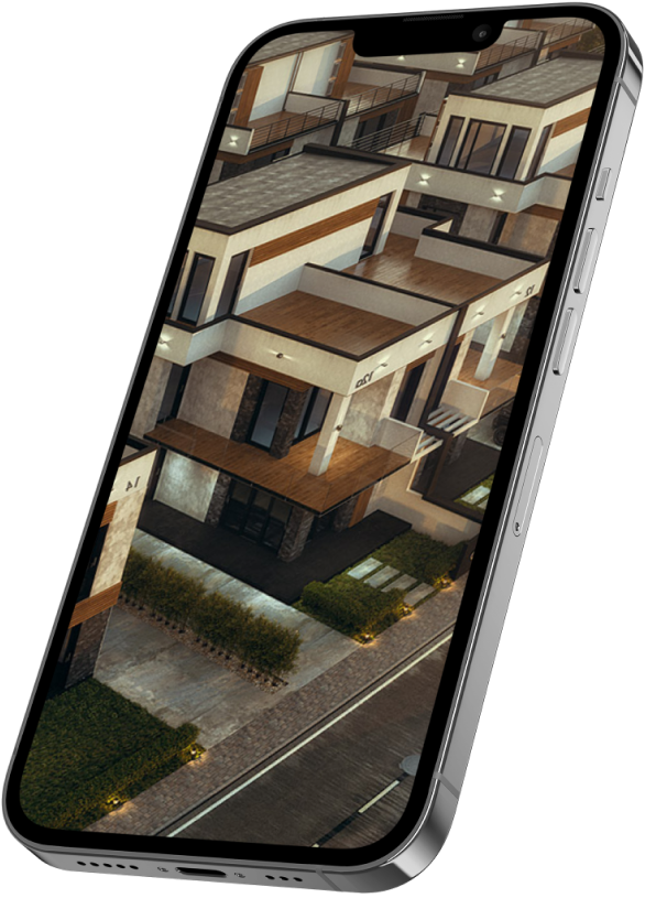 Мокап телефона, КП в Сочи, Коттеджный поселок Сочи, Коттеджный поселок River Club