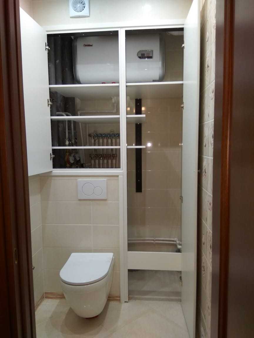 Сантехнический шкаф для туалета купить в Санкт-Петербурге|изготовление шкафов в туалет на заказ