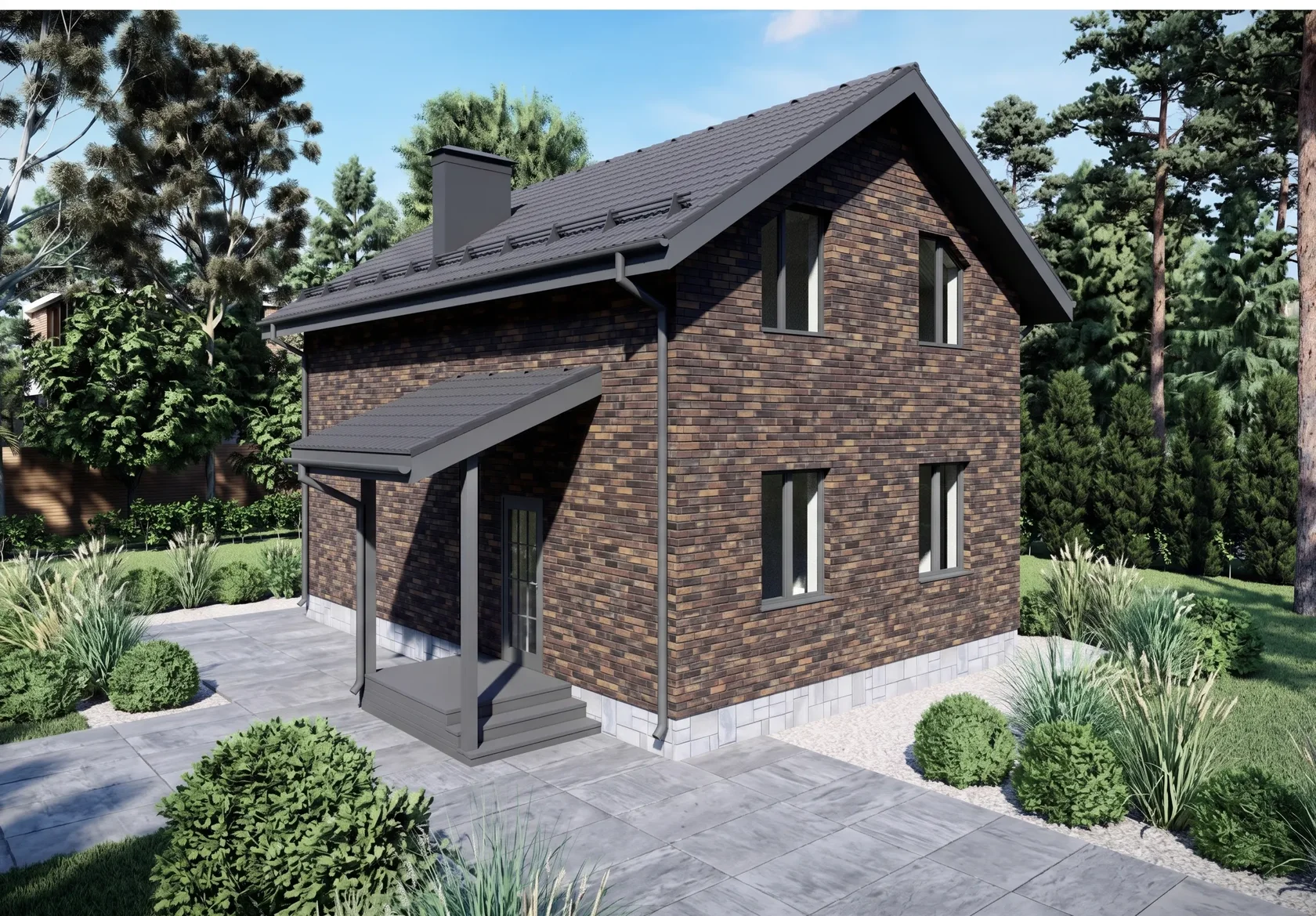 Проект двухэтажного дома 2-127 — 127 м²