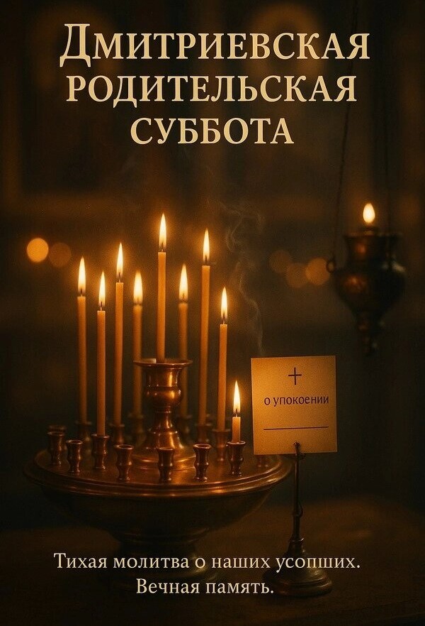 Димитриевская родительская суббота