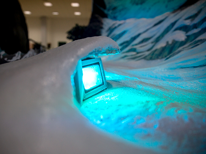 Элемент конструкции диорамы