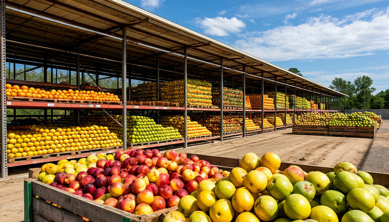 Строительство Фруктохранилища