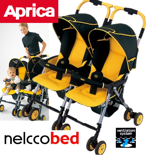 aprica double stroller