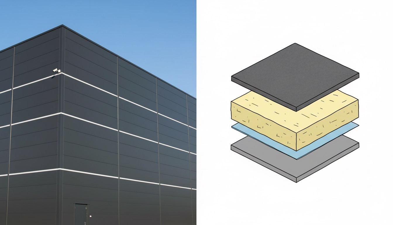 Сэндвич-панели для фасадов - установка в Новосибирске