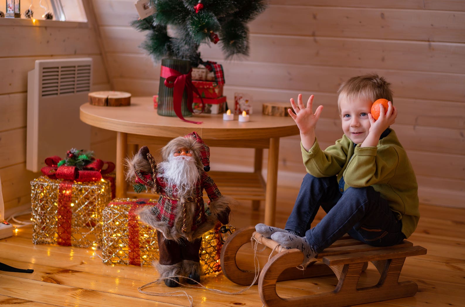 Уютный новый год на даче с детьми в Подмосковье