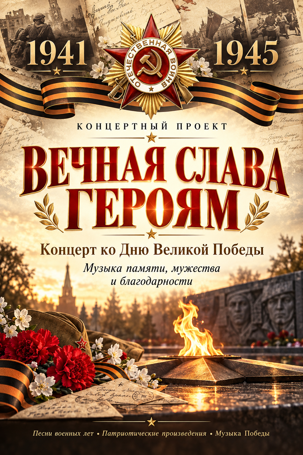 Афиша проекта «Вечная слава героям»