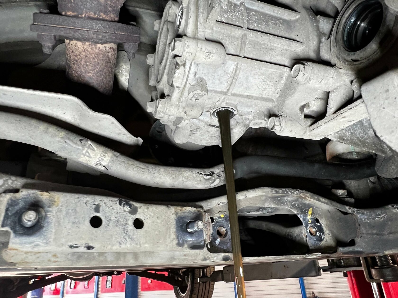 Замена масла в переднем редукторе Kia