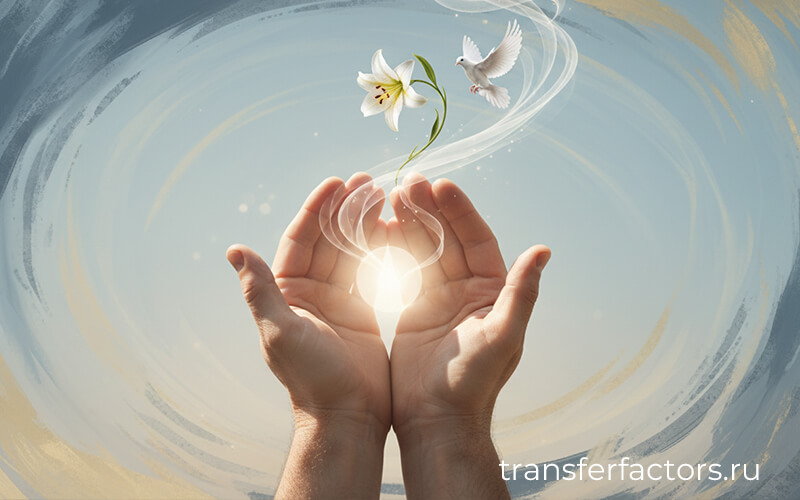 4Life Transfer Factor — как слушать себя и жить «с сердцем»: раскрытые ладони держат свет