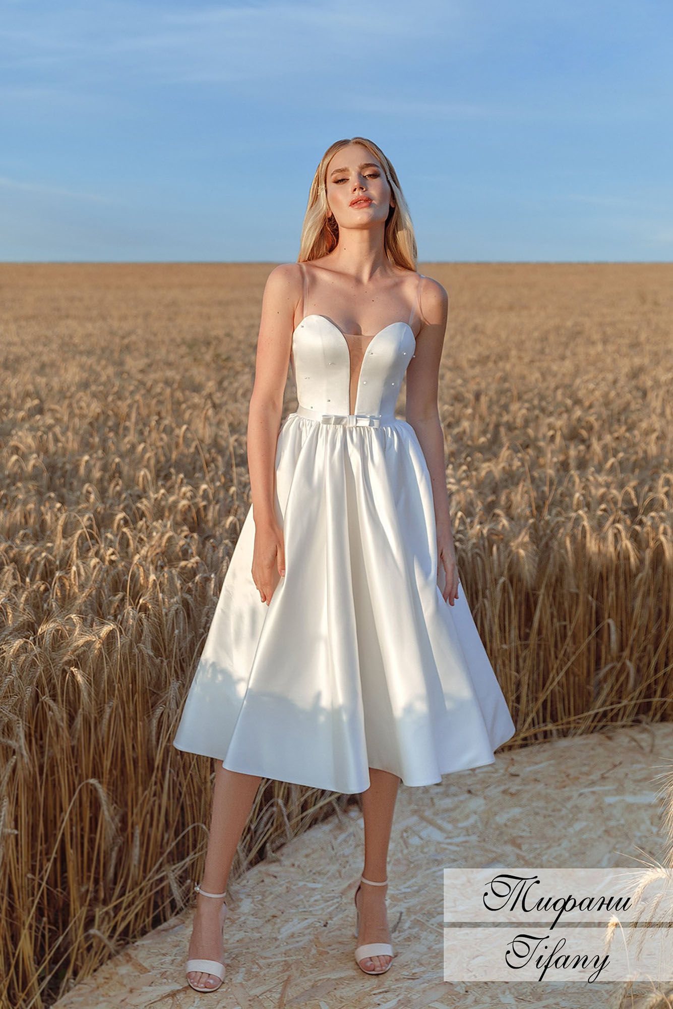Свадебное платье короткое пышное Тифани купить в спб | Milki-Dress.ru