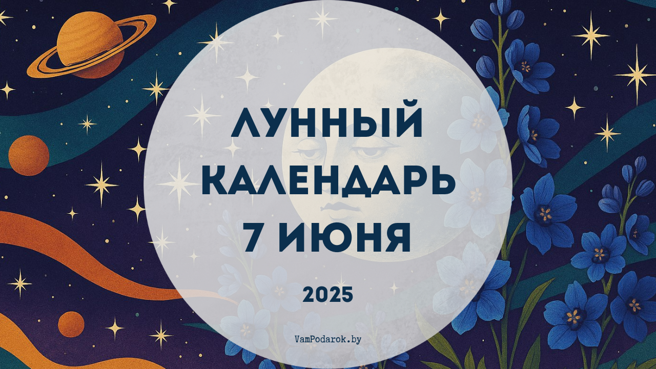 Лунный календарь на 7 июня 2025 года