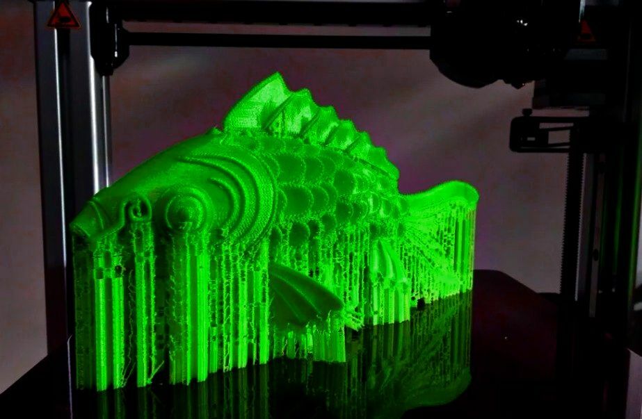 3D-печать стереолитография, используя лазерный принтер SLA