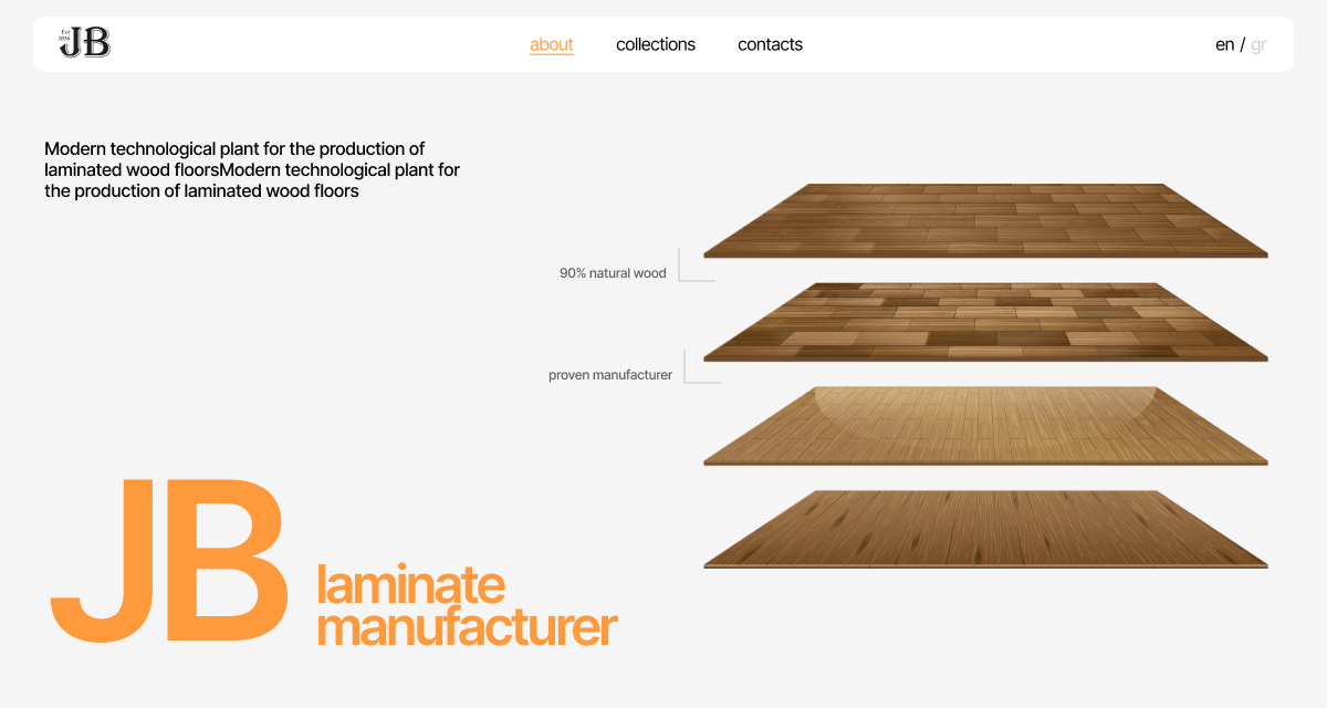 JB flooring laminated wooden floor manufacturing