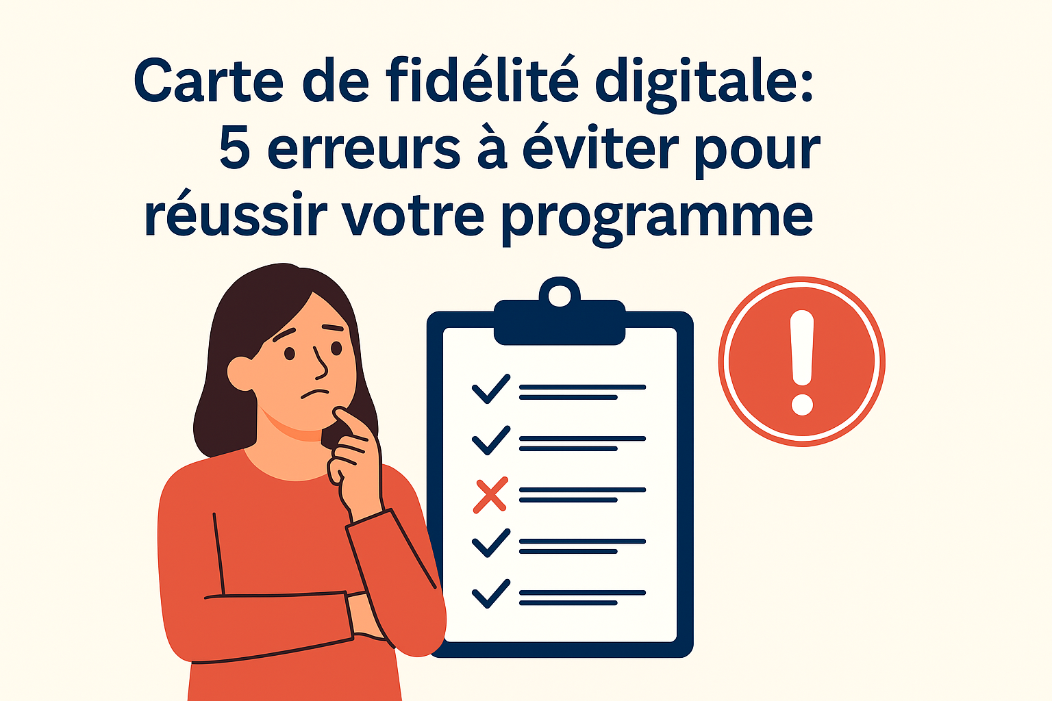 Carte de fidélité digitale  5 erreurs à éviter pour réussir votre programme
