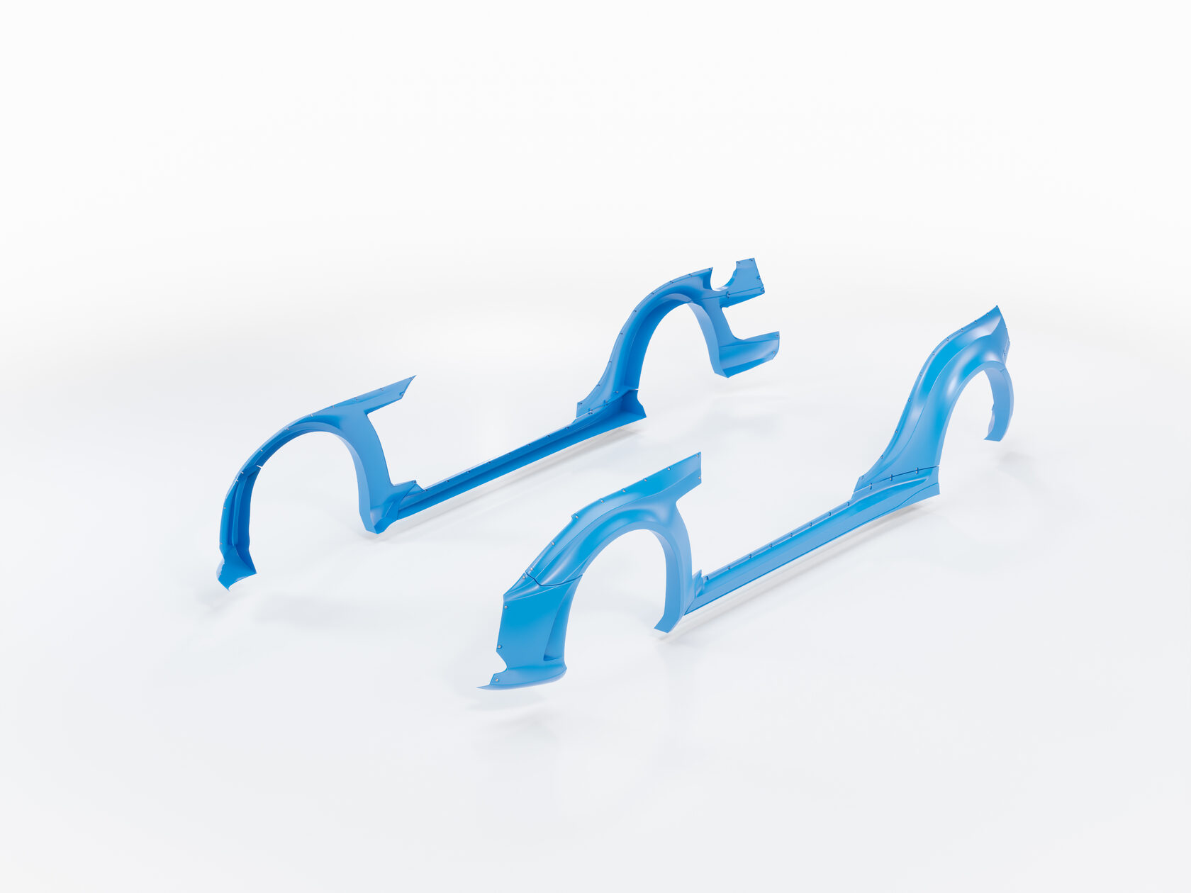 FENDERIST SPEC S Fender Flares Set / WIDE BODY KIT INFINITI G37 COUPE / NISSAN SKYLINE V36 2007-2010