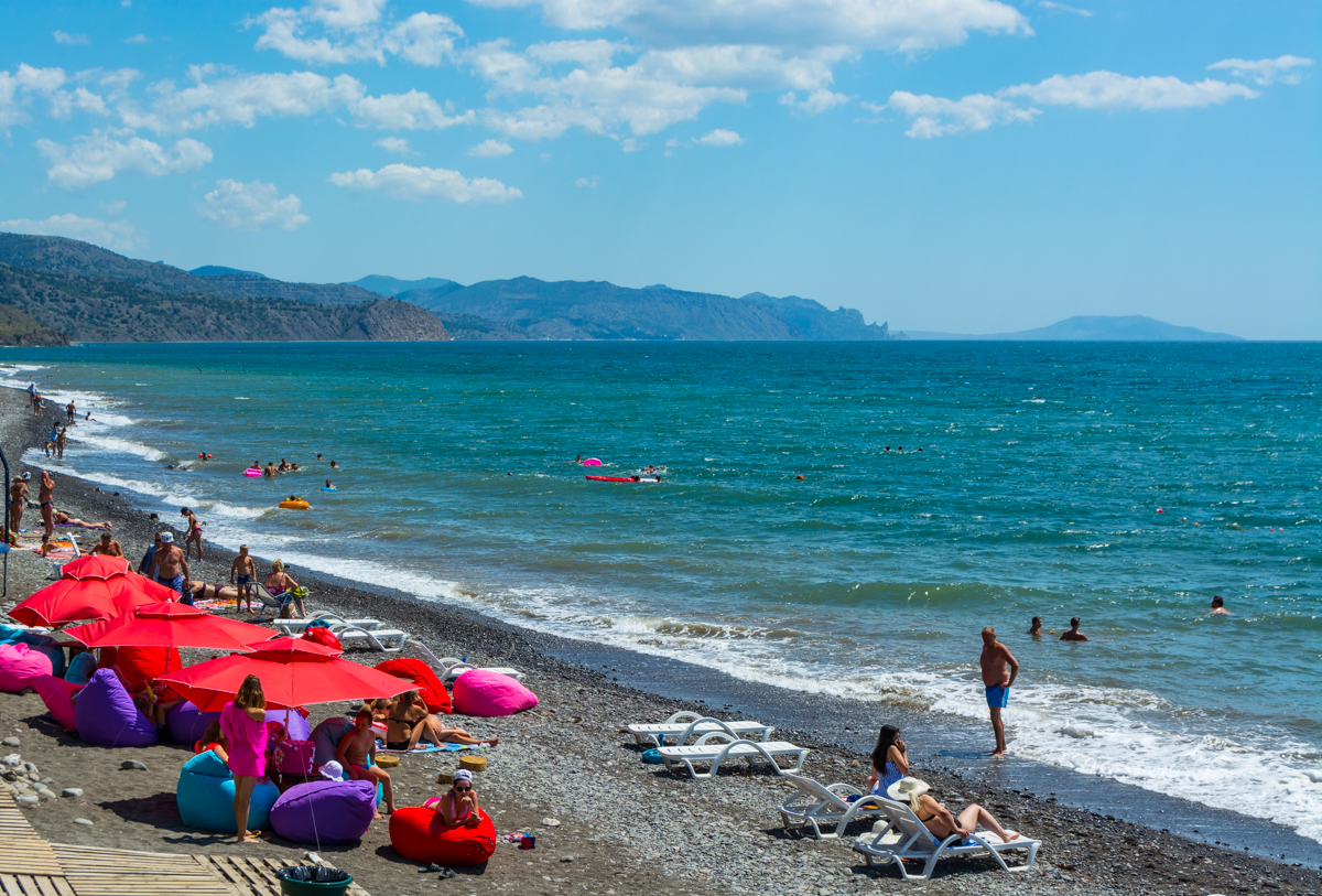 Отдых в Крыму на берегу моря Приветное Алушта