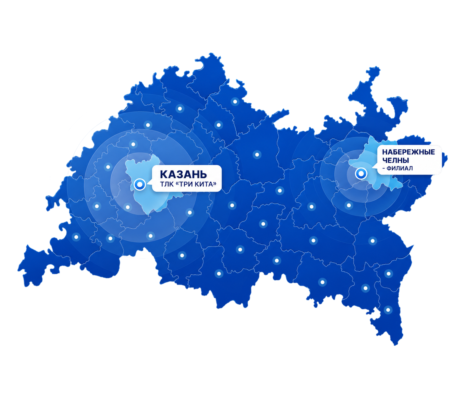 Карта покрытия — Республика Татарстан