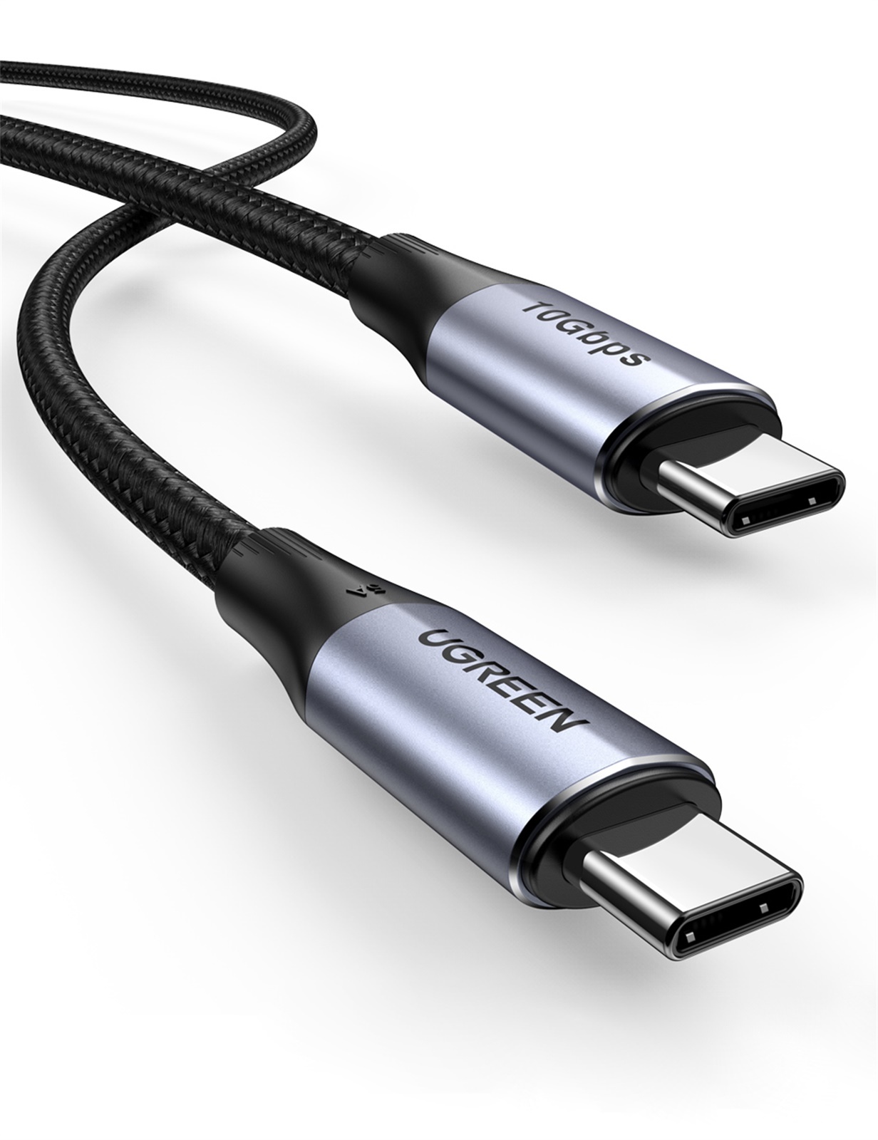 Кабель для зарядки и передачи данных Ugreen USB C 3.1 Gen 2 5A, 1 м (80150)