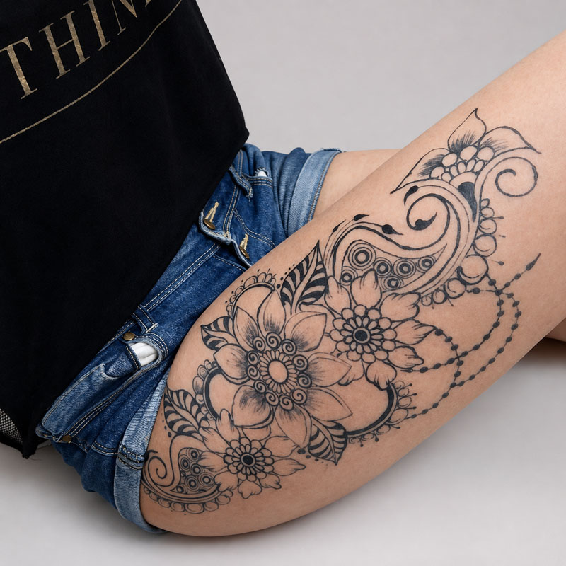 Bridal henna design