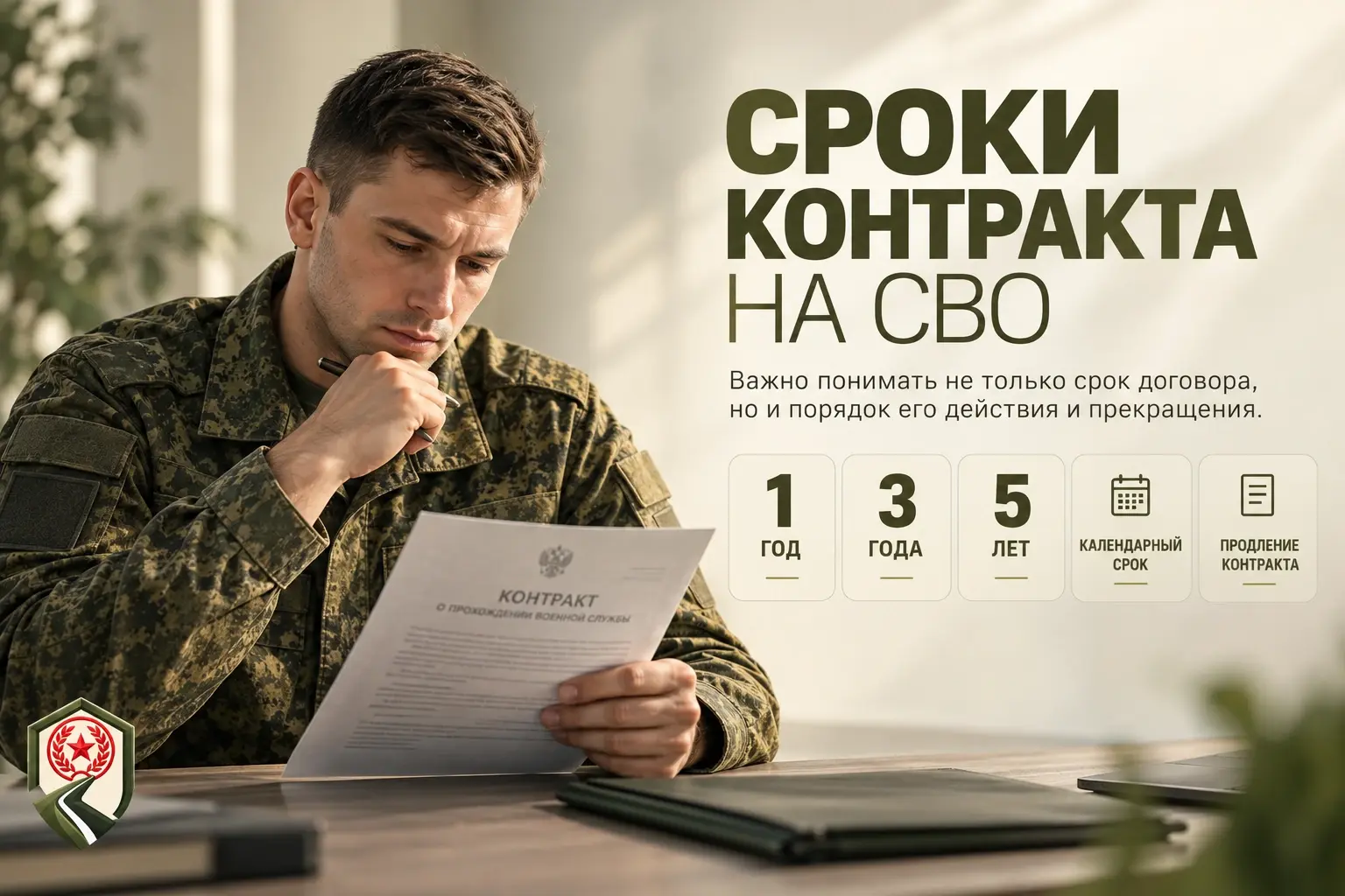 Контракт и календарный срок прохождения военной службы