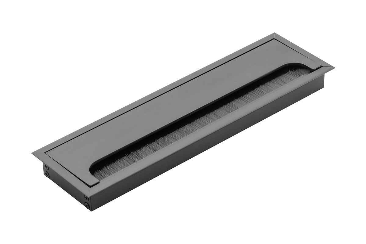 Заглушка пропуск под кабель, кабель-канал прямоугольный, для стола ...