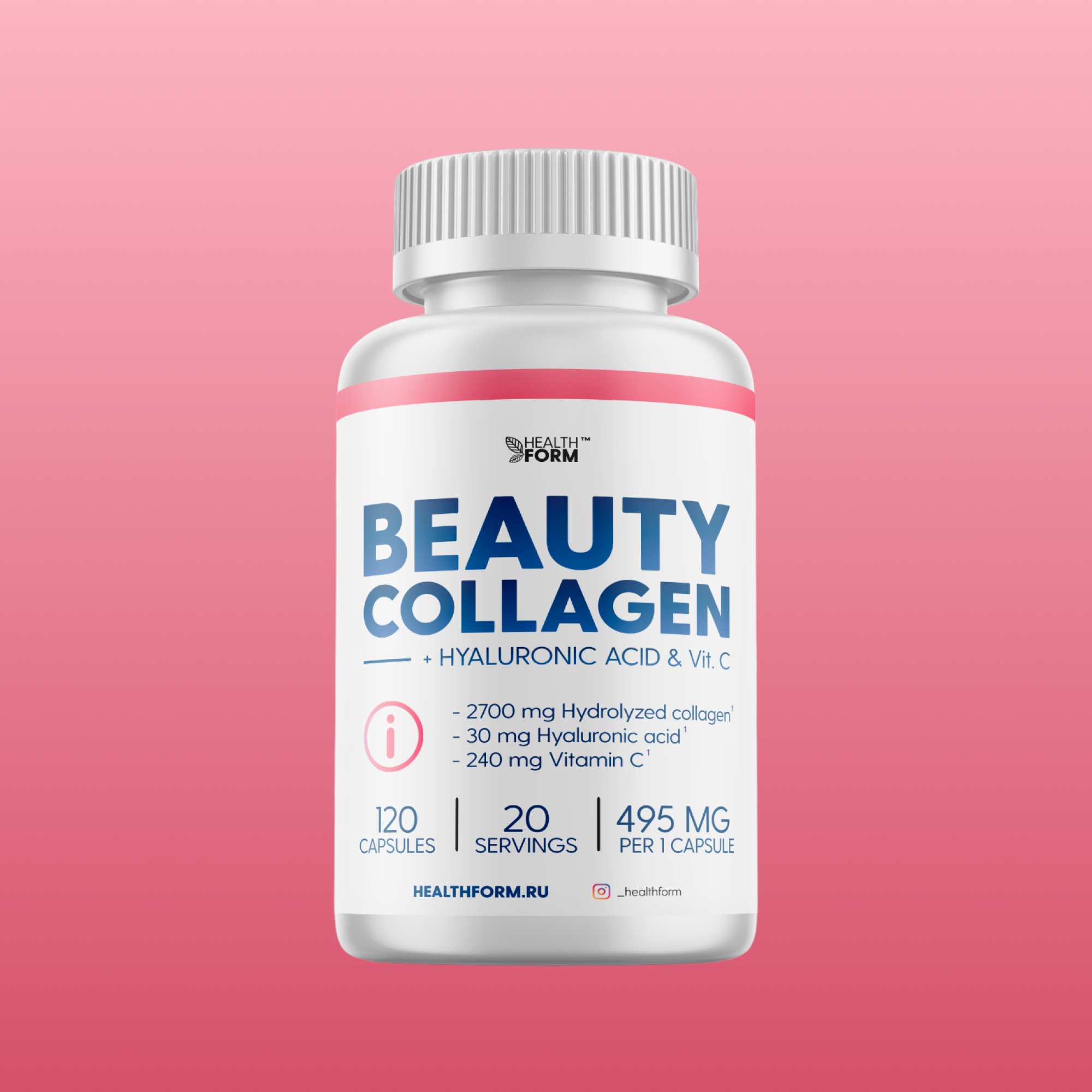 COLLAGEN + HYALURONIC ACID + VITAMIN C от Health Form