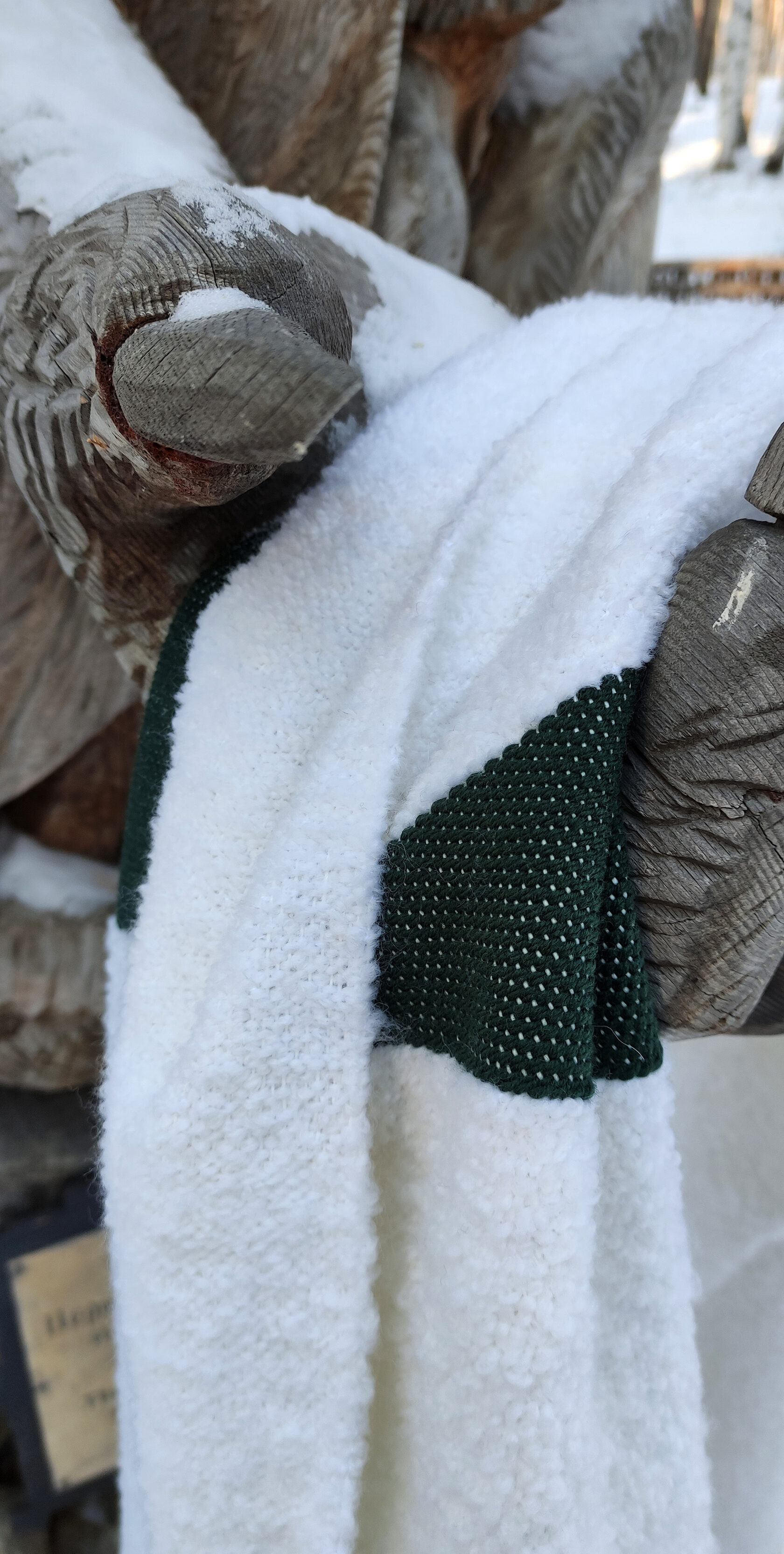 Палантин ручного ткачества с берегов Байкала