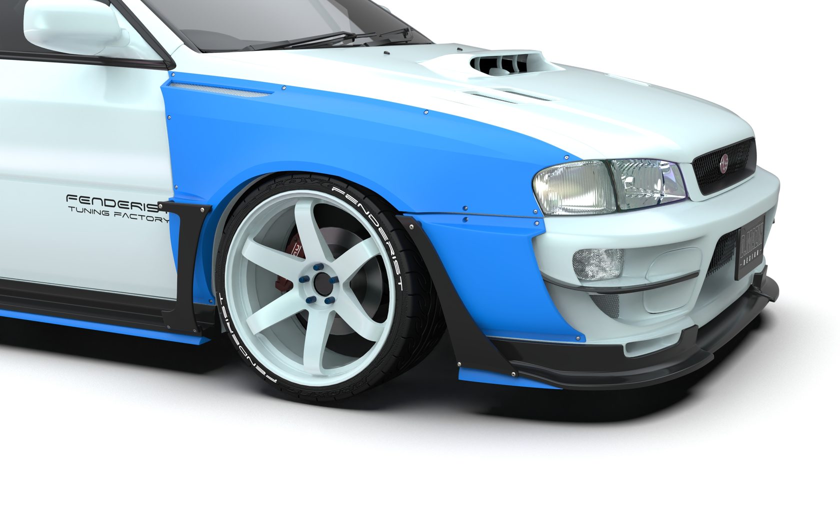FRONT BUMPER CANNARD SUBARU IMPREZA COUPE 97-00
