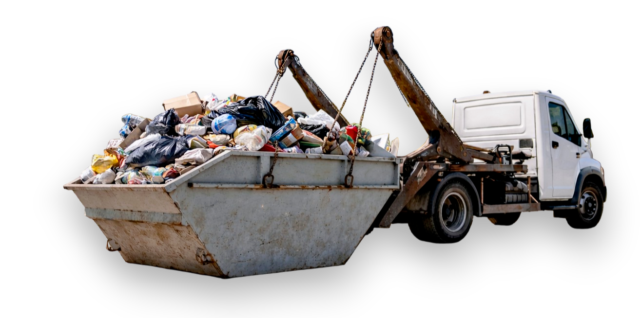 Машина привозит бункер для мусора 8м3 под погрузку или на сутки