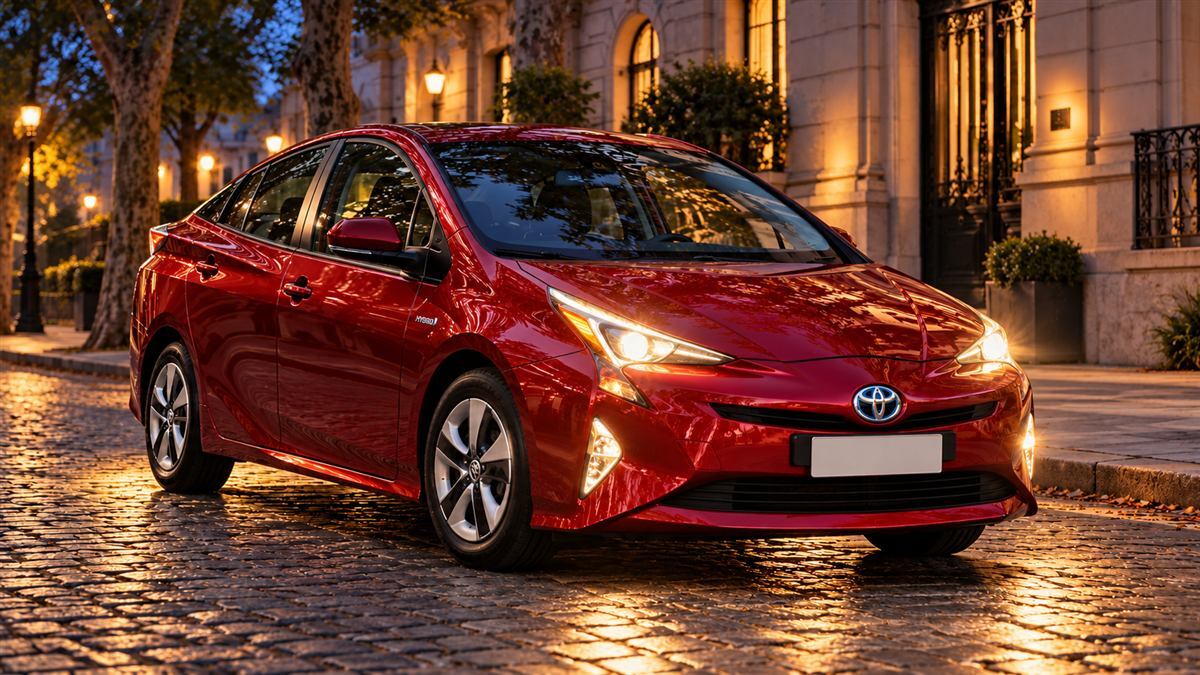 Toyota Prius 1.8 CVT · rojo — 2