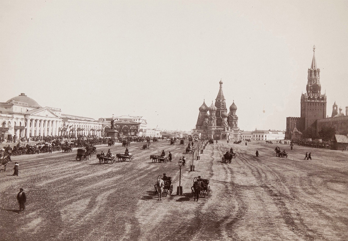 Красная площадь Москва 19 век