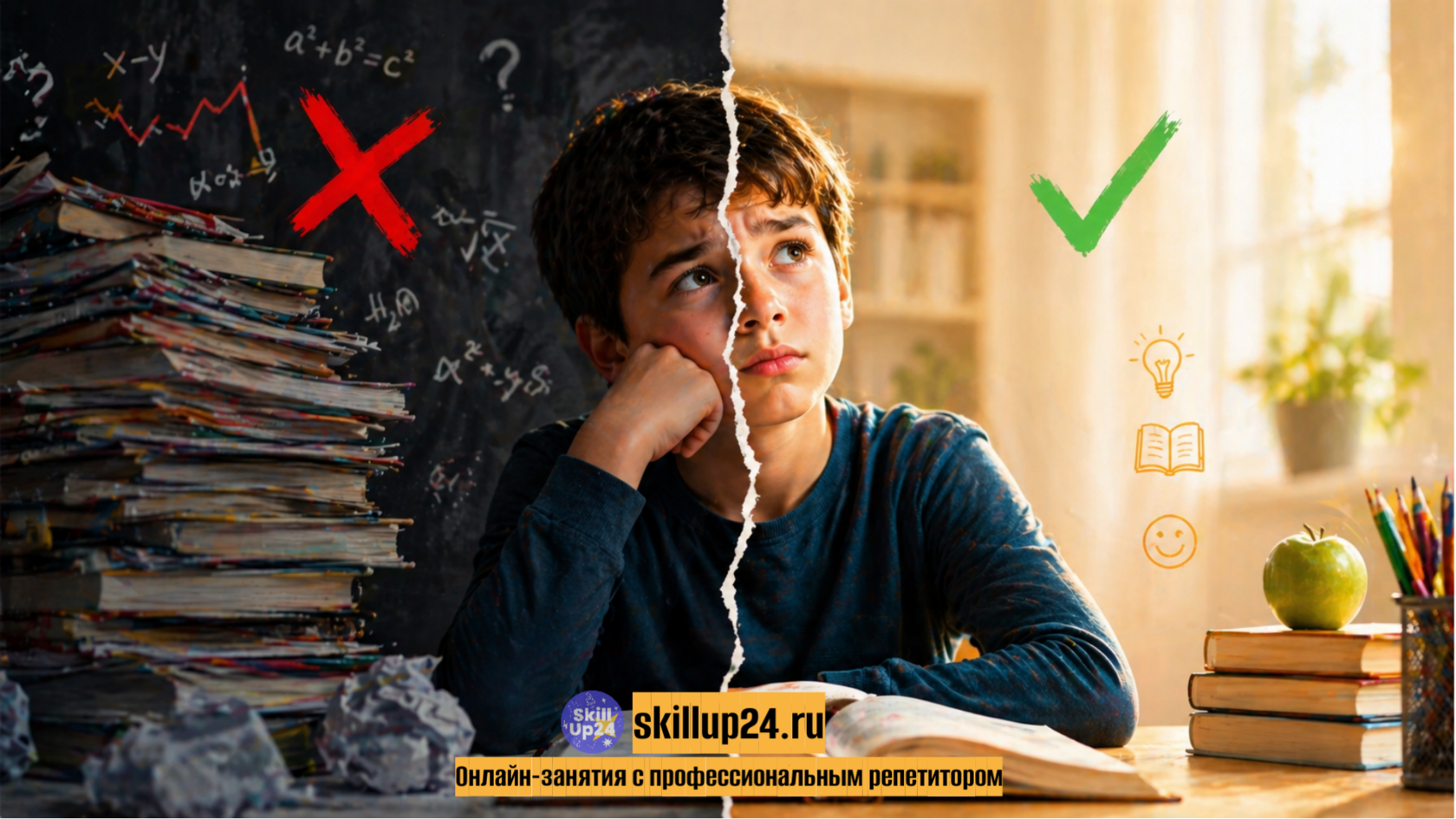 Школьную программу в России могут сократить на 15–30%: станет ли детям легче и как это повлияет на обучение. Онлайн-школа SkillUp24 — понятное обучение без перегрузки.