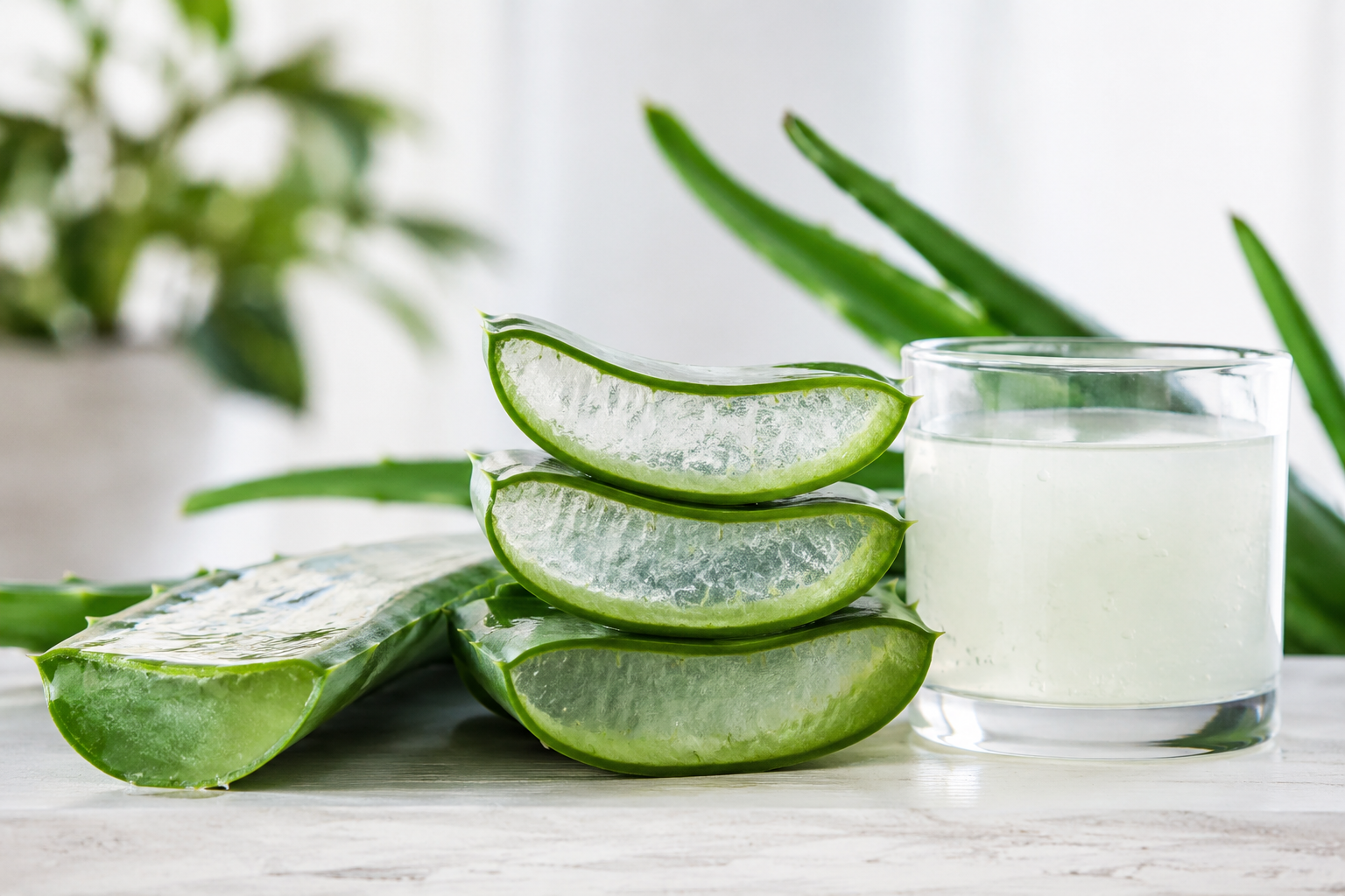 Aloe Vera mit frischem Blattgel zur Unterstützung von Stoffwechsel Schleimhäuten und Regeneration