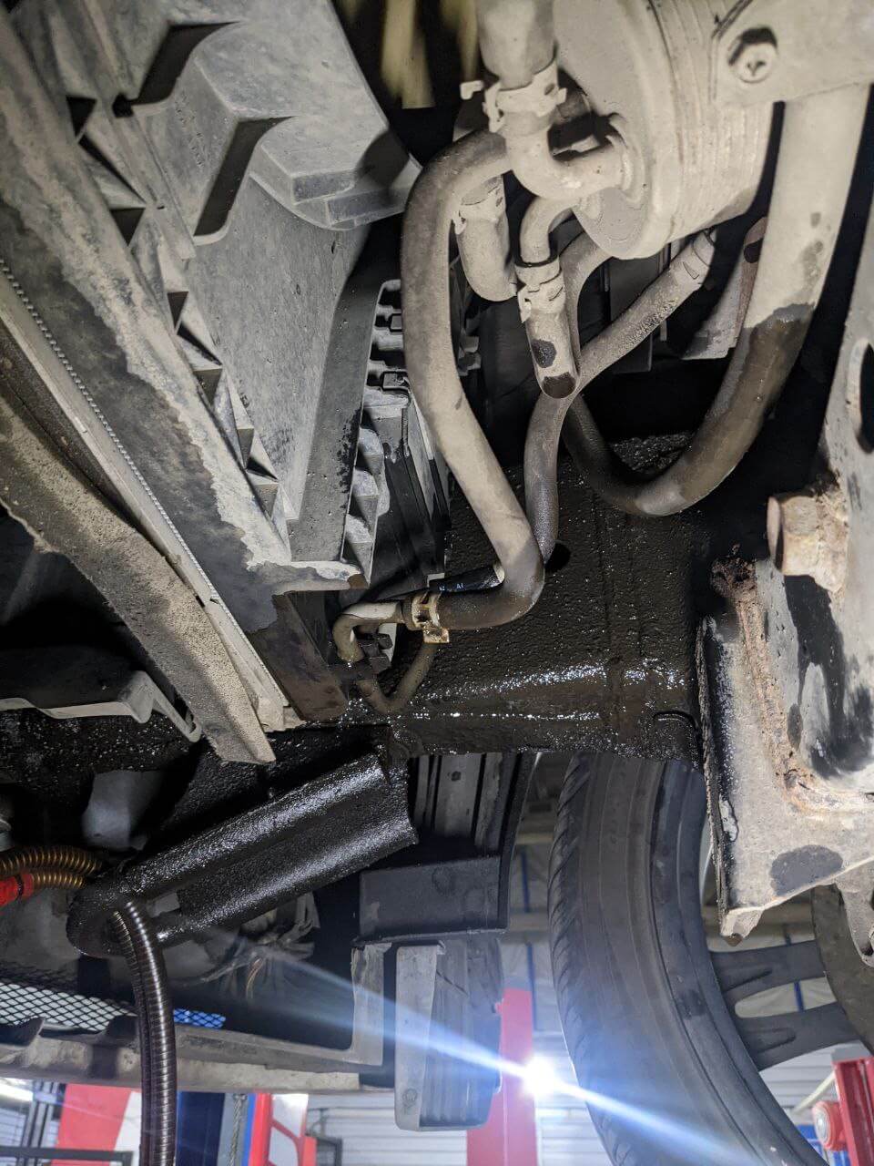 Подключение к патрубкам охлаждения АКПП