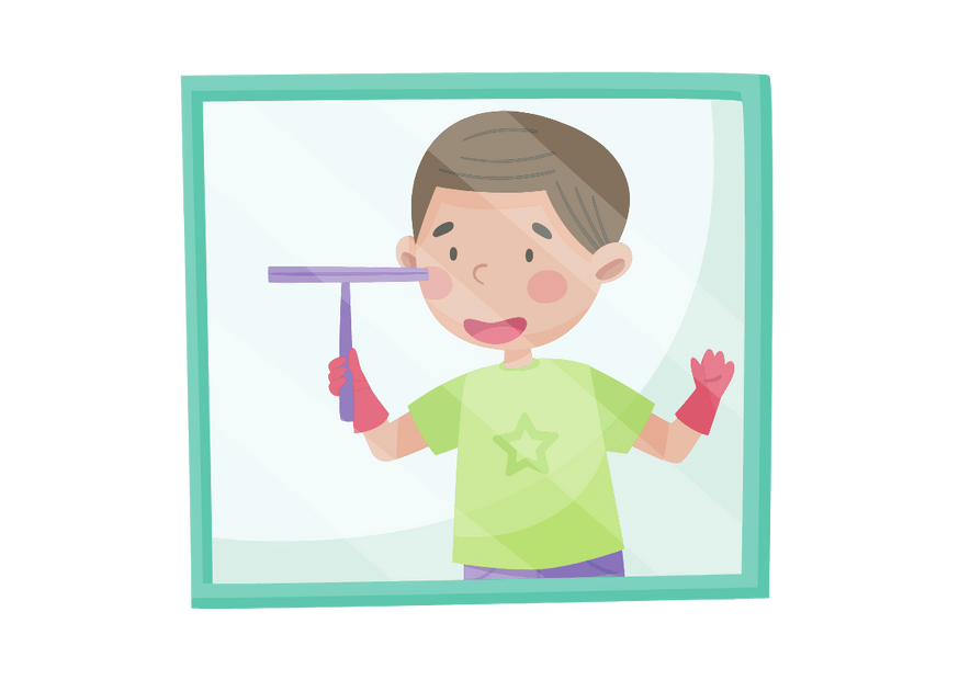 Clean the window — мыть окно