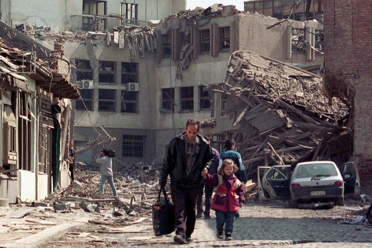 Союзная сила. Бомбардировки НАТО Югославии 1999. Бомбардировка Белграда 1999.