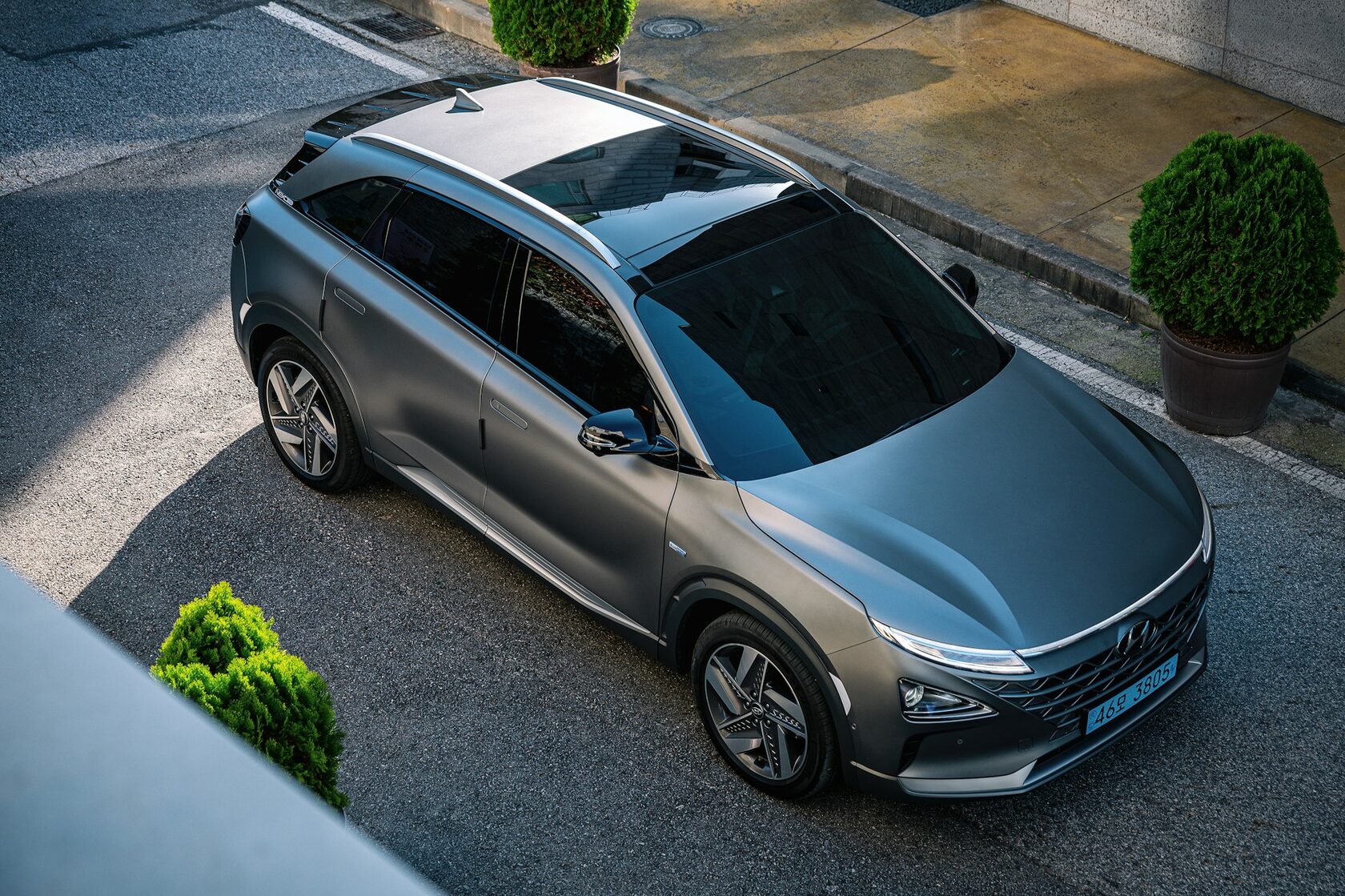 Hyundai Creta 2024 серебристый кроссовер