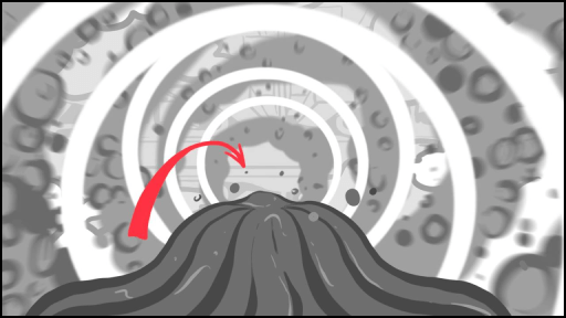 Погружение в мир шоколадного удовольствия – Иллюстрация из визуального нарратива: вихрь орехов и шоколада затягивает в центр вкусового наслаждения. Атмосферная реклама, премиальная концепция, шоколадный вихрь