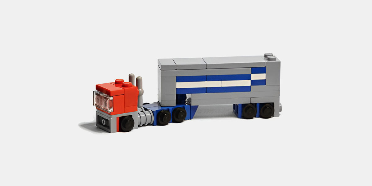 LEGO мини самоделка: Фура (рис. 1)