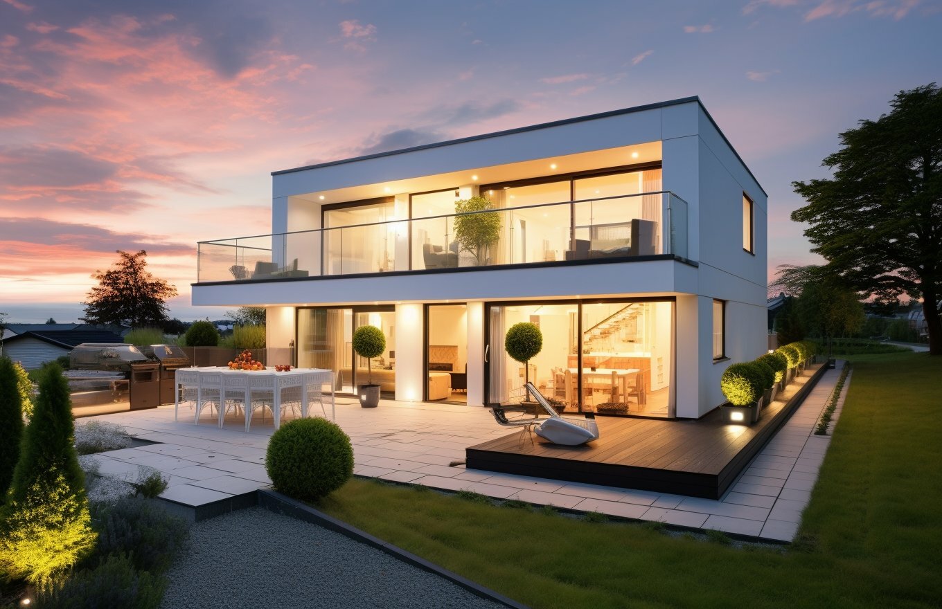 дом в модерн стиле
