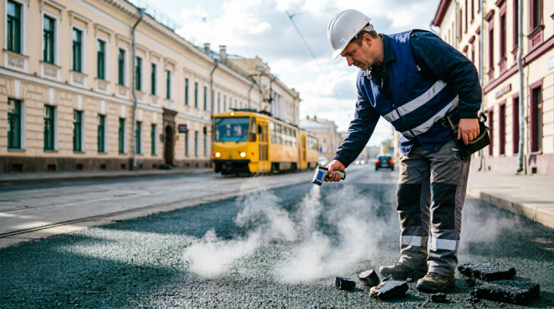 Испытание дорожно-строительных материалов в Москве