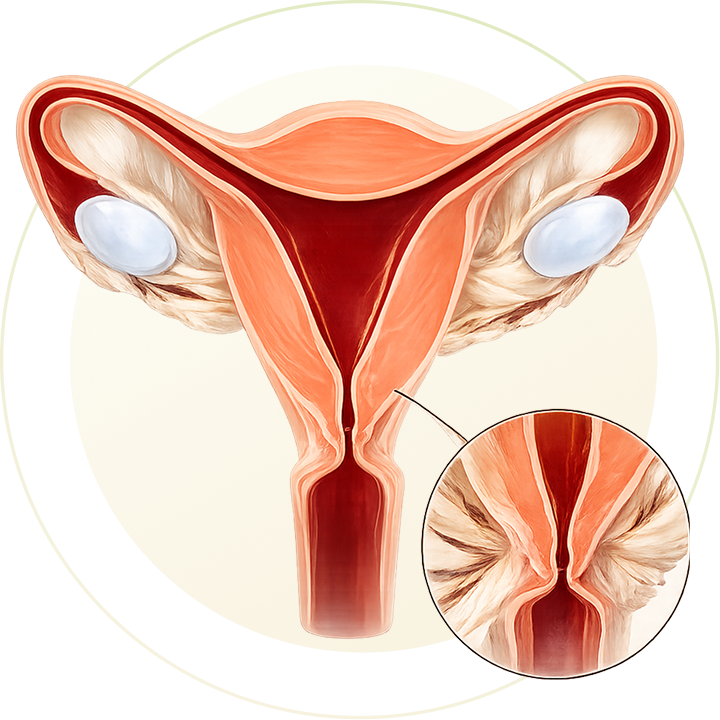 Иллюстрация причин приобретенного СШМ