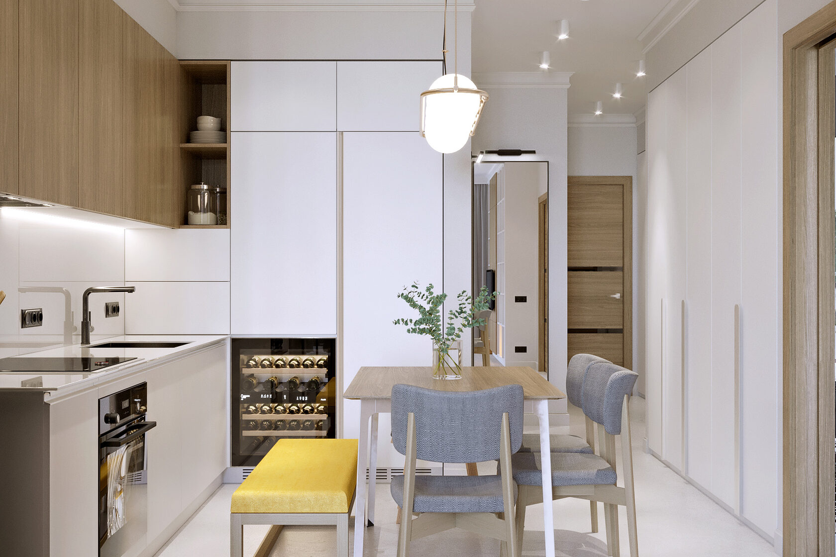 Интерьер недели: квартира, в которой нет проблем с хранением