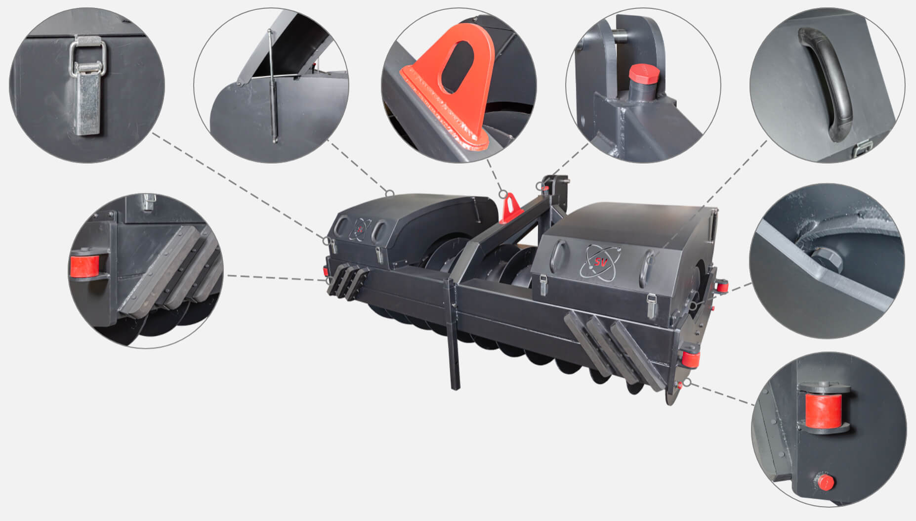 Трамбовщик силосно-сенажной массы SV-1. Купить трамбовщик силоса.